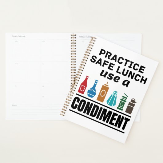 Pratiquer un déjeuner sécuritaire Utiliser un cond (Devant avec enveloppe)