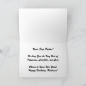 "Pratiquez votre piano !" Carte d'anniversaire (Intérieur)