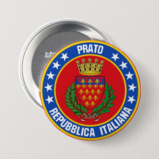 Prato Ronde Button 7,6 Cm (Voorkant /achterkant)