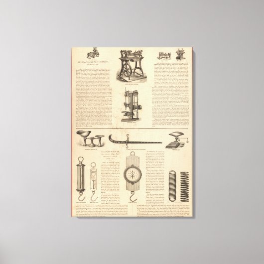 Pratt and Whitney Company Canvas Afdruk (Voorkant)