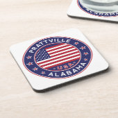 Prattville, Alabama Bier Onderzetter (Linkerzijde)