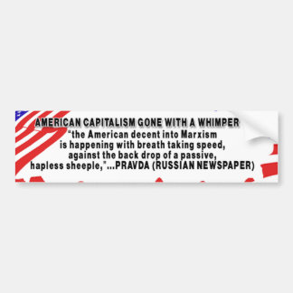 PRAVDA CITAT - AMERIKAANSE SCHAPENKOPPEN BUMPERSTI BUMPERSTICKER