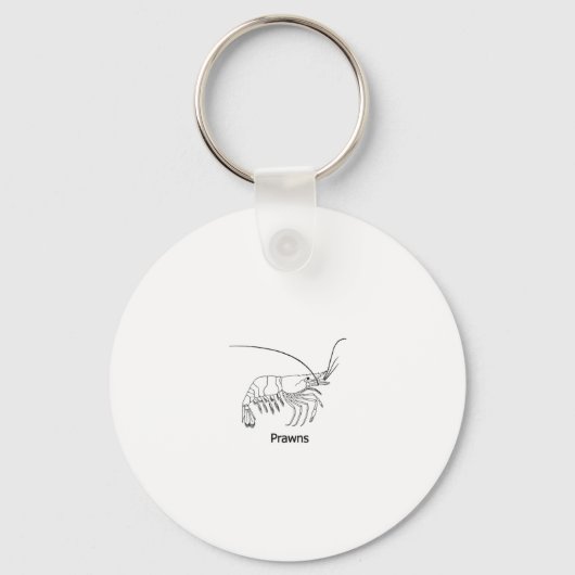 Prawn Logo Sleutelhanger (Voorkant)