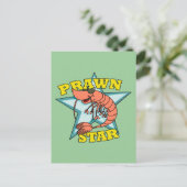 Prawn Star Briefkaart (Staand voorkant)