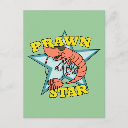 Prawn Star Briefkaart (Voorkant)