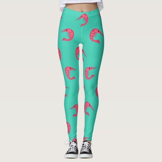 Prawns Pattern Leggings (Voorkant)