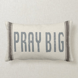 Pray Big Pillow Kussen