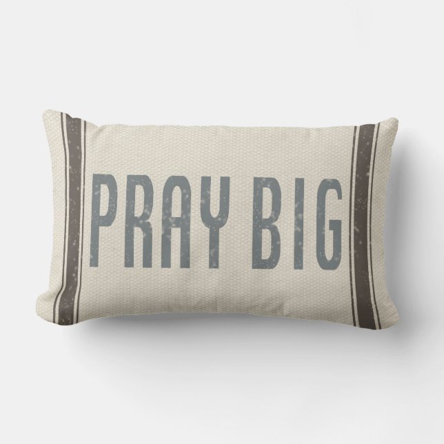 Pray Big Pillow Kussen (Voorkant)