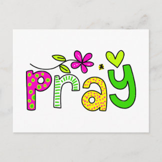 Pray Briefkaart
