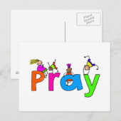 Pray Briefkaart (Voorkant / Achterkant)