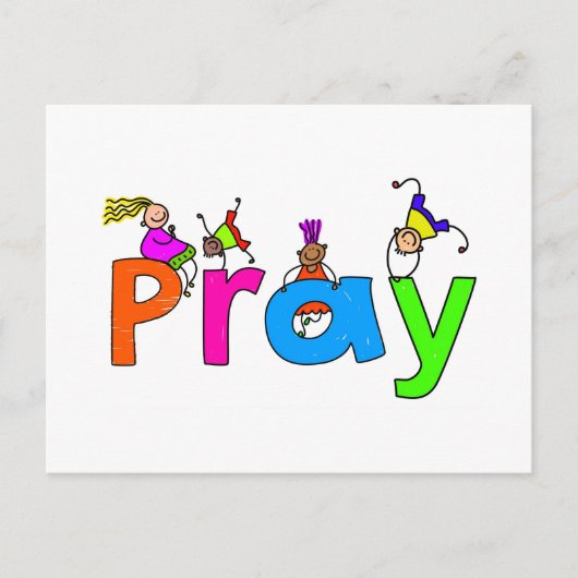 Pray Briefkaart (Voorkant)