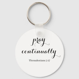 Pray Continual Sleutelhanger