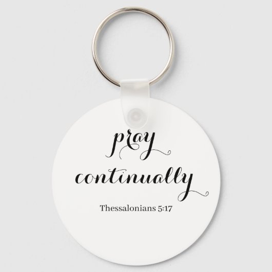 Pray Continual Sleutelhanger (Voorkant)