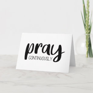 Pray Continuous Gospel Graphics Mere Christianit Kaart