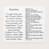 Pray During Eucharistic Adoration Card (Inside Unfolded)