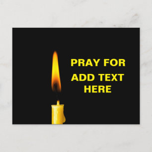 Pray for Add Text Briefkaart