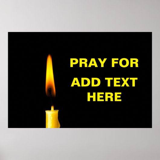 Pray for Add Text Poster (Voorkant)