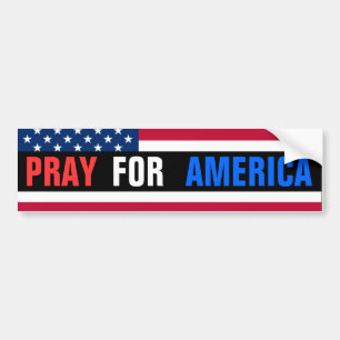 Pray for America Bumpersticker