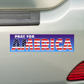 Pray for America Bumpersticker (Op auto)