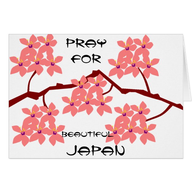 PRAY FOR BEAUTIFUL JAPAN (Voorkant Horizontaal)