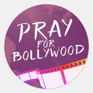 Pray for Bollywood Ronde Sticker