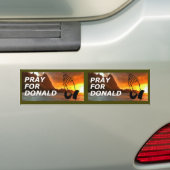 Pray for Donald (Trump) Bumpersticker (Op auto)
