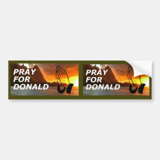 Pray for Donald (Trump) Bumpersticker