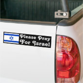 Pray for Israel Bumpersticker (Op Truck)