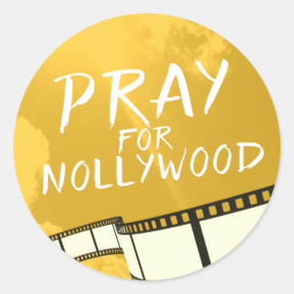 Pray for Nollywood Ronde Sticker