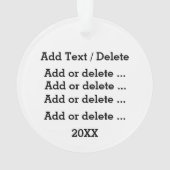 Pray for Peace for Ukraine Ornament (achterkant)