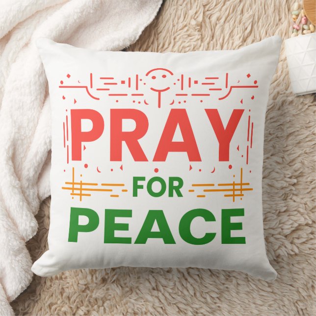 Pray for Peace Kussen (Deken)