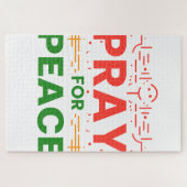 Pray for Peace Legpuzzel (Horizontaal)