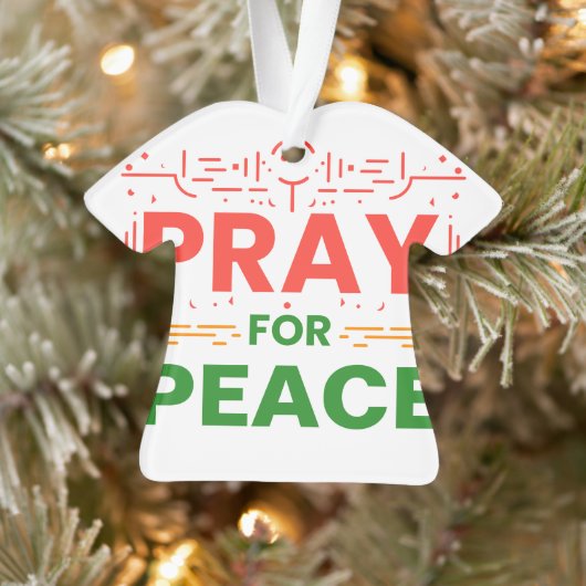 Pray for Peace Ornament (Boom)