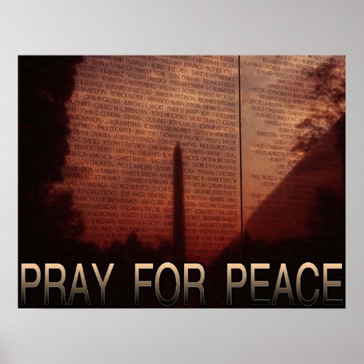 Pray for Peace Poster (Voorkant)
