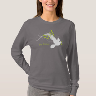 Pray for Peace tshirt à manches longues