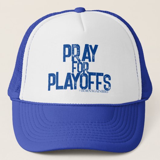 PRAY FOR PLAYOFFS TRUCKER PET (Voorkant)