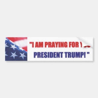 Pray for President Trump Bumpersticker