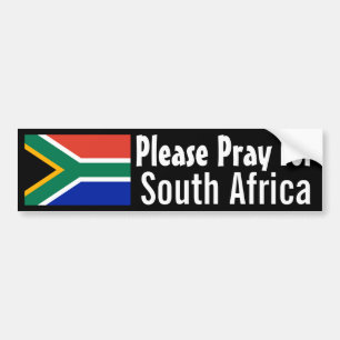 Pray for South Africa Bumpersticker