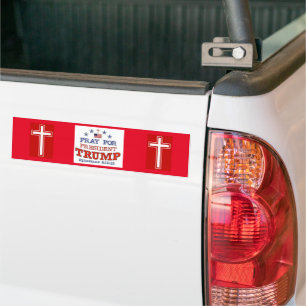 PRAY FOR TRUMP Bumper Sticker