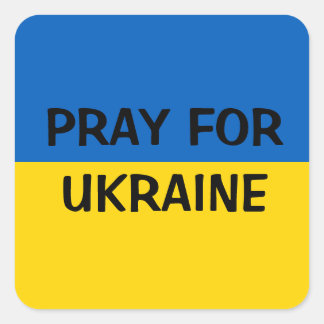 Pray for Ukraine sticker