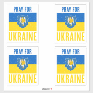 Pray for Ukraine Sticker