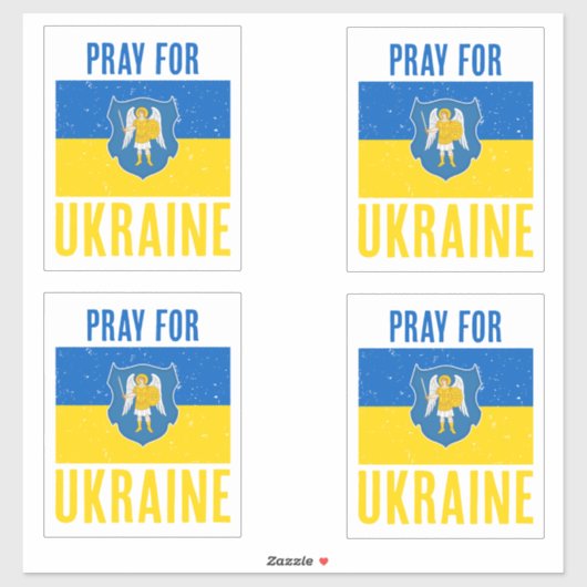Pray for Ukraine Sticker (Vel)