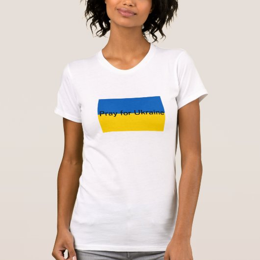 Pray for Ukraine T-shirt (Voorkant)