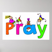 Pray Kinder Poster (Voorkant)