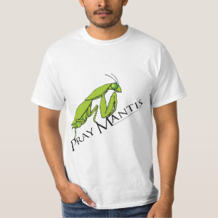 Pray Mantis Menus vert insecte t-shirt