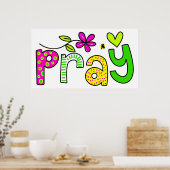Pray Poster (Keuken)