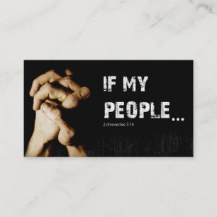 Pray Prayer Group Church Spirituele religie Christ Visitekaartje