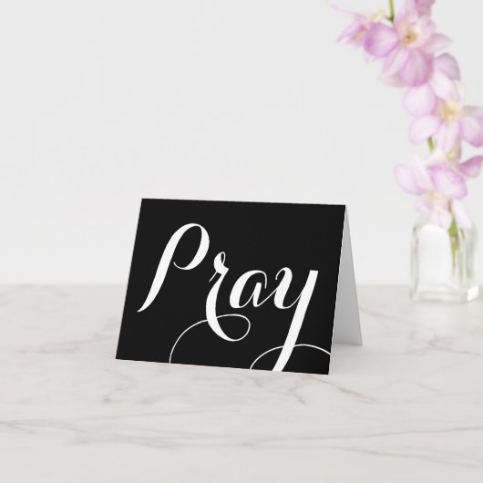 PRAY-scriptletters | Kaart (Orchidee)