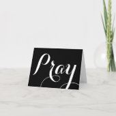 PRAY-scriptletters | Kaart (Voorkant)