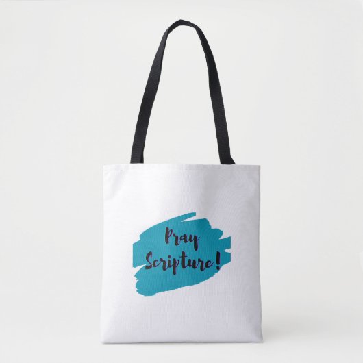 Pray Scripture Totebag Draagtas (Voorkant)